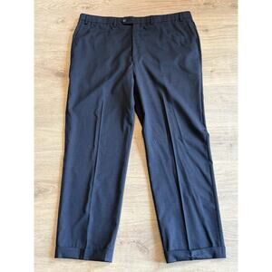 New Hart Schaffner Marx Chicago Fit Performance Comfort Wool Blend Pants 41x31